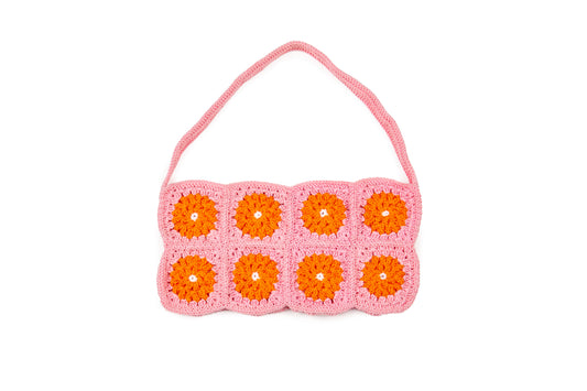 Franjipani Crochet Bag